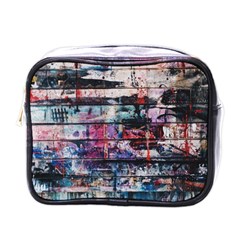 Splattered Paint On Wall Mini Toiletries Bag (one Side) by artworkshop