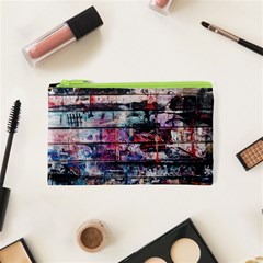 Splattered Paint On Wall Cosmetic Bag (xs) by artworkshop