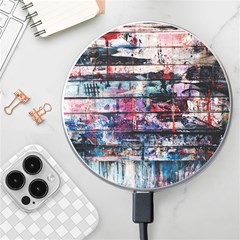 Splattered Paint On Wall Wireless Charger by artworkshop