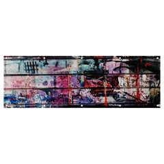 Splattered Paint On Wall Banner And Sign 12  X 4 