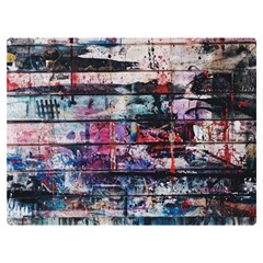 Splattered Paint On Wall One Side Premium Plush Fleece Blanket (extra Small)