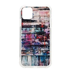 Splattered Paint On Wall Iphone 11 Tpu Uv Print Case