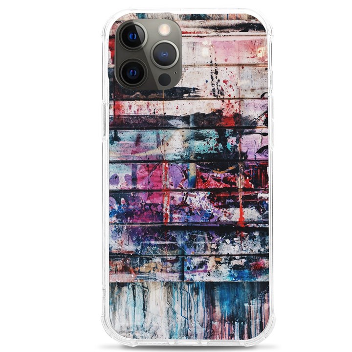 Splattered Paint On Wall iPhone 12 Pro max TPU UV Print Case