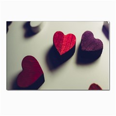 Valentine Day Heart 3d Postcard 4 x 6  (pkg Of 10) by artworkshop