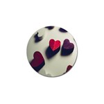 Valentine Day Heart 3d Golf Ball Marker (4 pack) Front