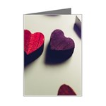 Valentine Day Heart 3d Mini Greeting Card Left