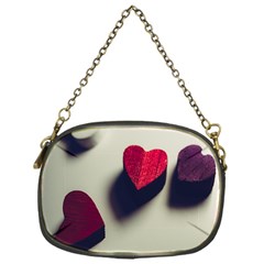 Valentine Day Heart 3d Chain Purse (one Side) by artworkshop