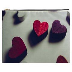 Valentine Day Heart 3d Cosmetic Bag (xxxl) by artworkshop