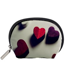 Valentine Day Heart 3d Accessory Pouch (small) by artworkshop