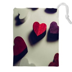 Valentine Day Heart 3d Drawstring Pouch (5xl) by artworkshop