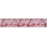 Pink Chiffon Cotton Candy Frills Large Premium Plush Fleece Scarf  Back