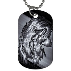 Iron Slide Dog Tag (one Side) by MRNStudios