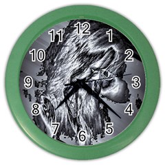 Iron Slide Color Wall Clock by MRNStudios