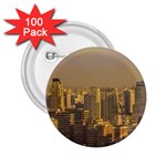 Buenos Aires City Aerial View002 2.25  Buttons (100 pack)  Front