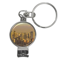 Buenos Aires City Aerial View002 Nail Clippers Key Chain