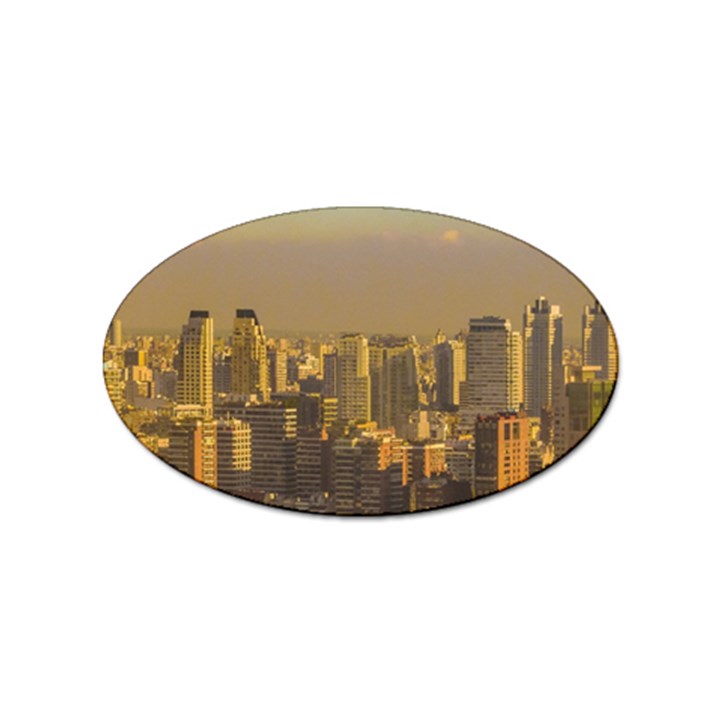 Buenos Aires City Aerial View002 Sticker (Oval)