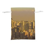 Buenos Aires City Aerial View002 Lightweight Drawstring Pouch (M) Front