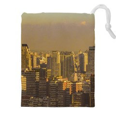 Buenos Aires City Aerial View002 Drawstring Pouch (4xl) by dflcprintsclothing