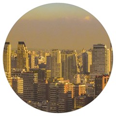 Buenos Aires City Aerial View002 Round Trivet by dflcprintsclothing