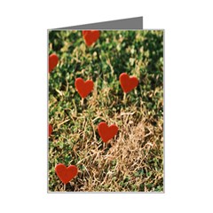 Valentine Day Heart Forest Mini Greeting Card by artworkshop