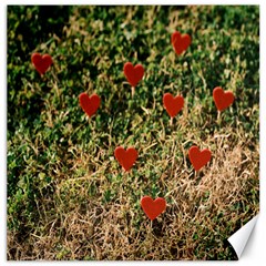 Valentine Day Heart Forest Canvas 20  X 20  by artworkshop