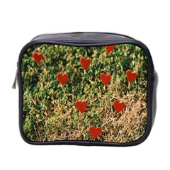 Valentine Day Heart Forest Mini Toiletries Bag (two Sides) by artworkshop