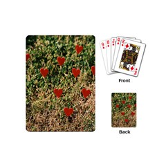 Valentine Day Heart Forest Playing Cards Single Design (mini) by artworkshop