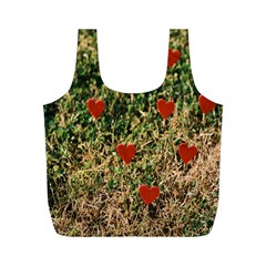 Valentine Day Heart Forest Full Print Recycle Bag (m) by artworkshop