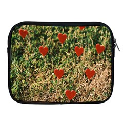 Valentine Day Heart Forest Apple Ipad 2/3/4 Zipper Cases by artworkshop