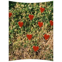 Valentine Day Heart Forest Back Support Cushion by artworkshop