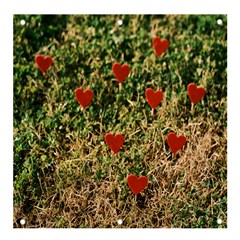 Valentine Day Heart Forest Banner And Sign 4  X 4  by artworkshop