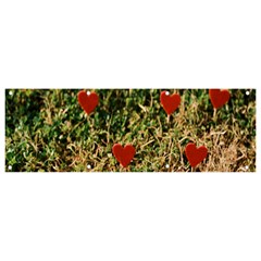 Valentine Day Heart Forest Banner And Sign 9  X 3  by artworkshop