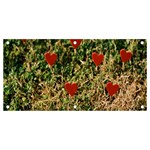 Valentine Day Heart Forest Banner and Sign 4  x 2  Front