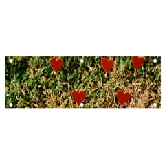 Valentine Day Heart Forest Banner And Sign 6  X 2  by artworkshop