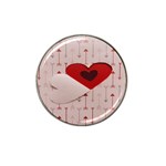 Valentine Day Heart Love Logo Hat Clip Ball Marker (10 pack) Front