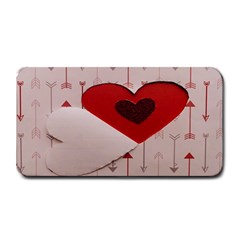 Valentine Day Heart Love Logo Medium Bar Mat by artworkshop