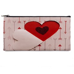 Valentine Day Heart Love Logo Pencil Case by artworkshop