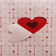 Valentine Day Heart Love Logo Play Mat (square)