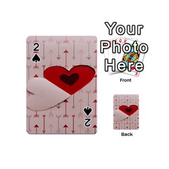 Valentine Day Heart Love Logo Playing Cards 54 Designs (mini)