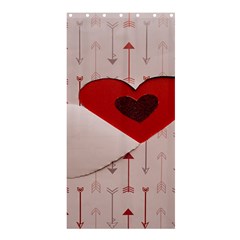 Valentine Day Heart Love Logo Shower Curtain 36  X 72  (stall)  by artworkshop