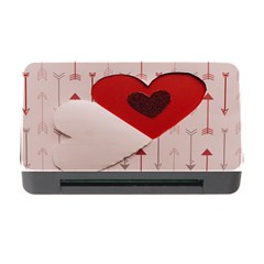 Valentine Day Heart Love Logo Memory Card Reader With Cf by artworkshop