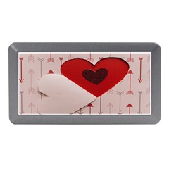 Valentine Day Heart Love Logo Memory Card Reader (mini) by artworkshop