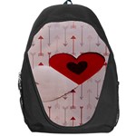 Valentine Day Heart Love Logo Backpack Bag Front