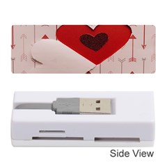 Valentine Day Heart Love Logo Memory Card Reader (stick) by artworkshop