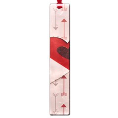 Valentine Day Heart Love Logo Large Book Marks by artworkshop