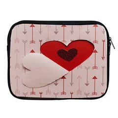 Valentine Day Heart Love Logo Apple Ipad 2/3/4 Zipper Cases by artworkshop