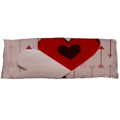 Valentine Day Heart Love Logo Body Pillow Case (dakimakura) by artworkshop