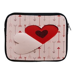 Valentine Day Heart Love Logo Apple Ipad 2/3/4 Zipper Cases by artworkshop