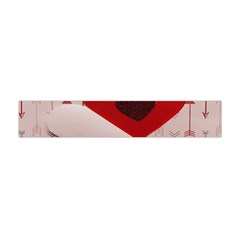 Valentine Day Heart Love Logo Flano Scarf (mini) by artworkshop