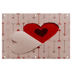 Valentine Day Heart Love Logo Banner And Sign 6  X 4  by artworkshop